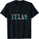 Teal leopard Texas animal print T-Shirt - T-Shirt | Black