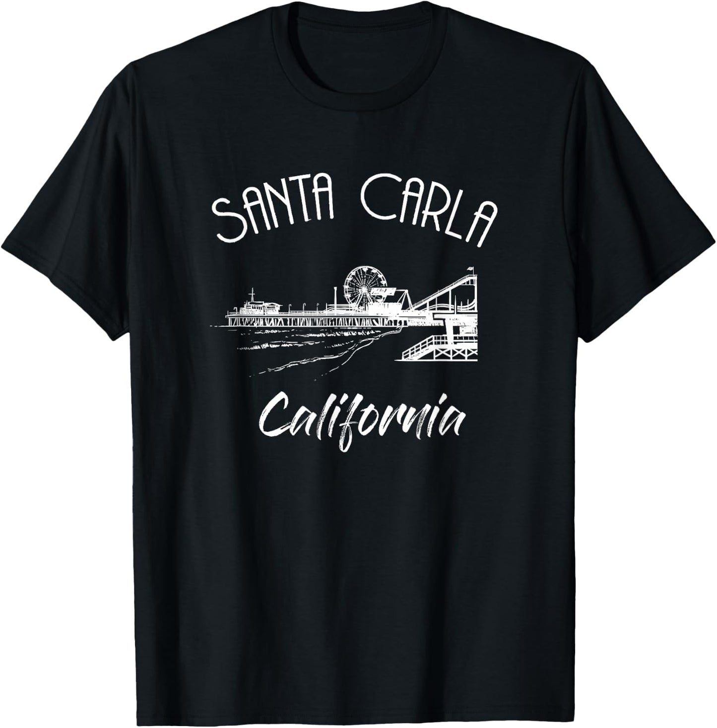 Santa Carla California - Murder capital of the world T-Shirt - T-Shirt | Black