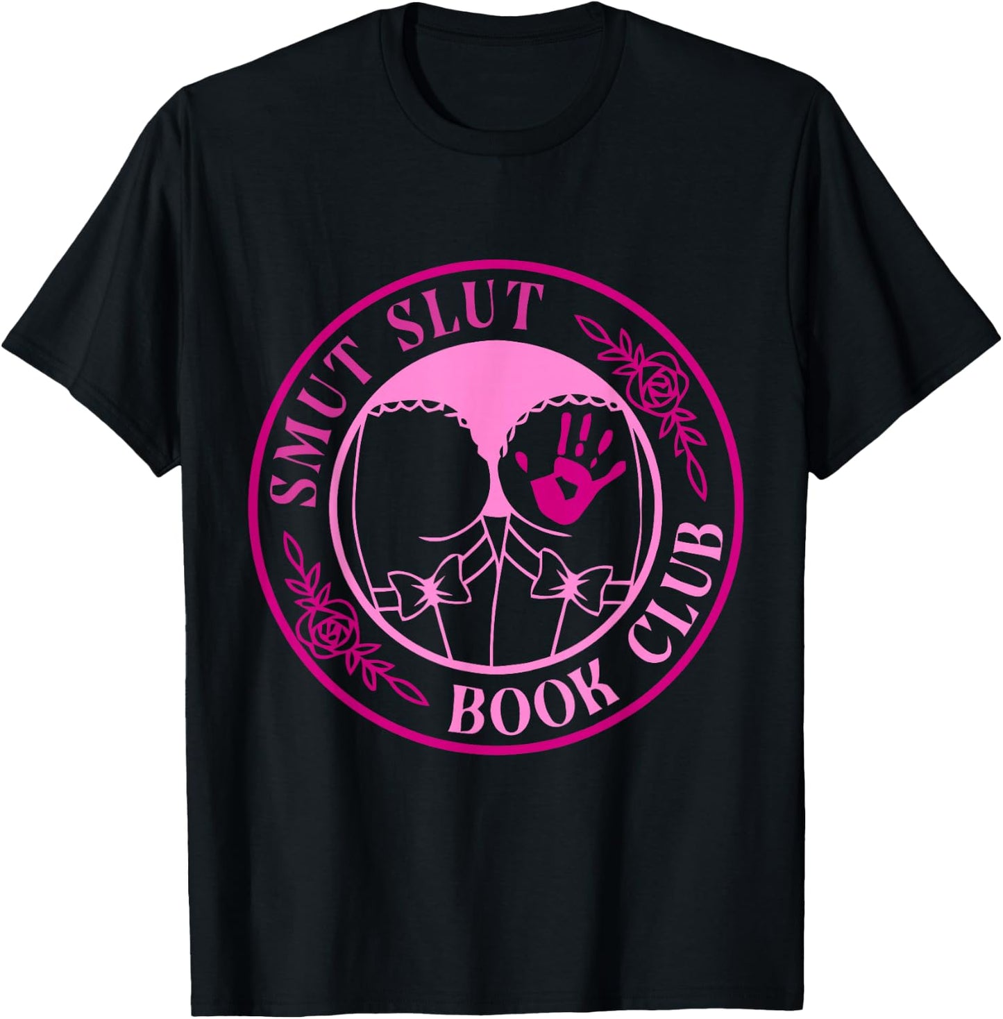 Smut Slut Book Club Good Girl STFUATTDLAGG Vintage Quote T-Shirt - T-Shirt | Black