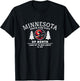 Minnesota - North Star State - Up North with Loon T-Shirt - T-Shirt | Black