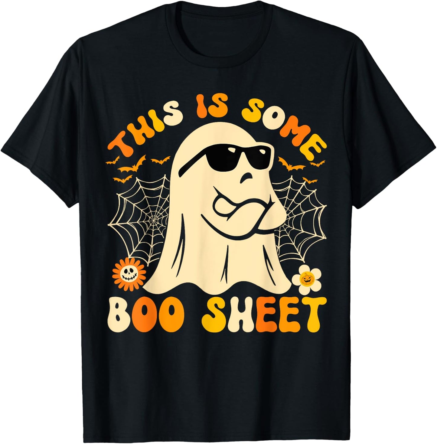 Halloween Costume Pumpkin Skeleton Horror Ghost Witch Horror T-Shirt - T-Shirt | Black
