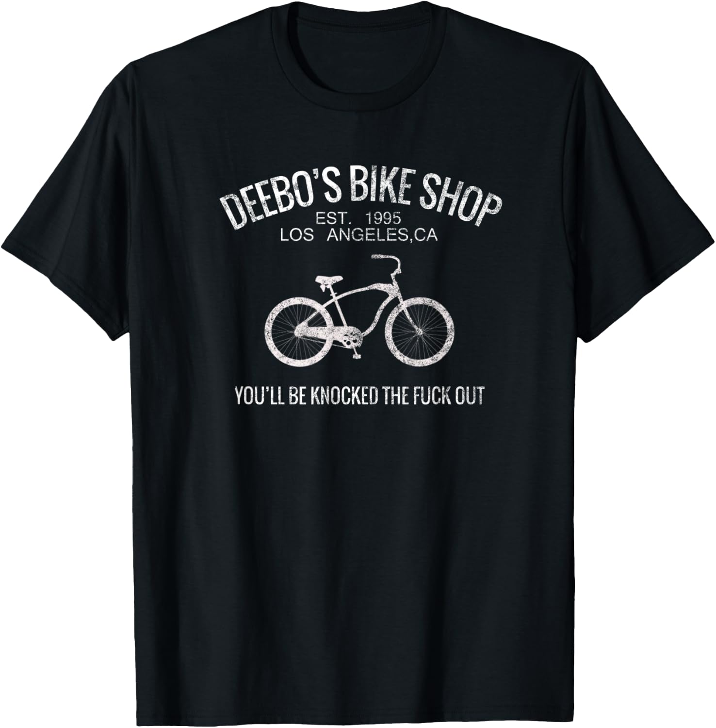 Bicycle 90's Retro Throwback Bike Shop for Cyclist T-Shirt - T-Shirt | Black