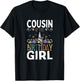 Cousin Of The Birthday Girl Unicorn Girls Family Matching T-Shirt - T-Shirt | Black