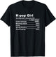 K-pop Girl Kpop Anime Gift T-Shirt - T-Shirt | Black