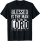 Blessed Is The Man Who Trusts The Lord Prayer T-Shirt - T-Shirt | Black