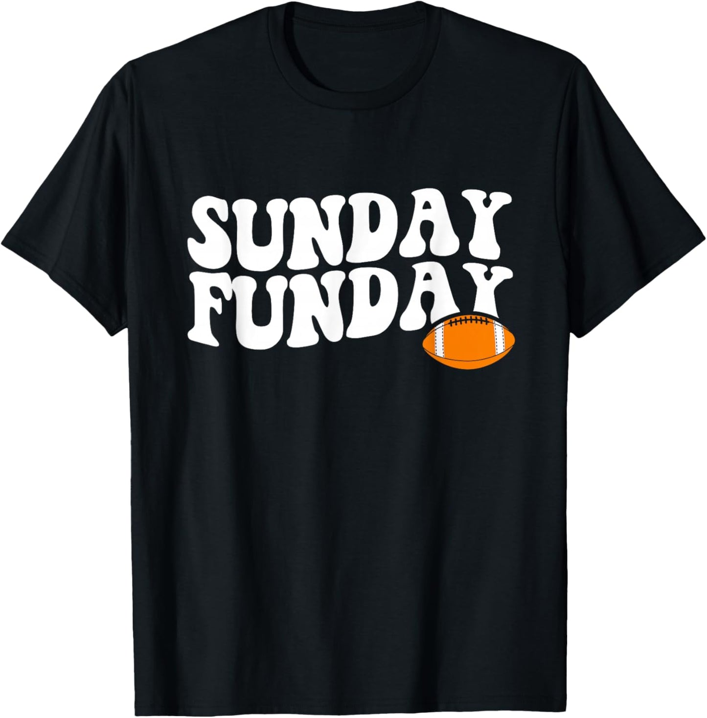 Sunday Funday Football T-Shirt - T-Shirt | Black