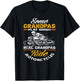 Some Grandpas Play Bingo Real Grandpas Ride Motorcycles T-Shirt - T-Shirt | Black