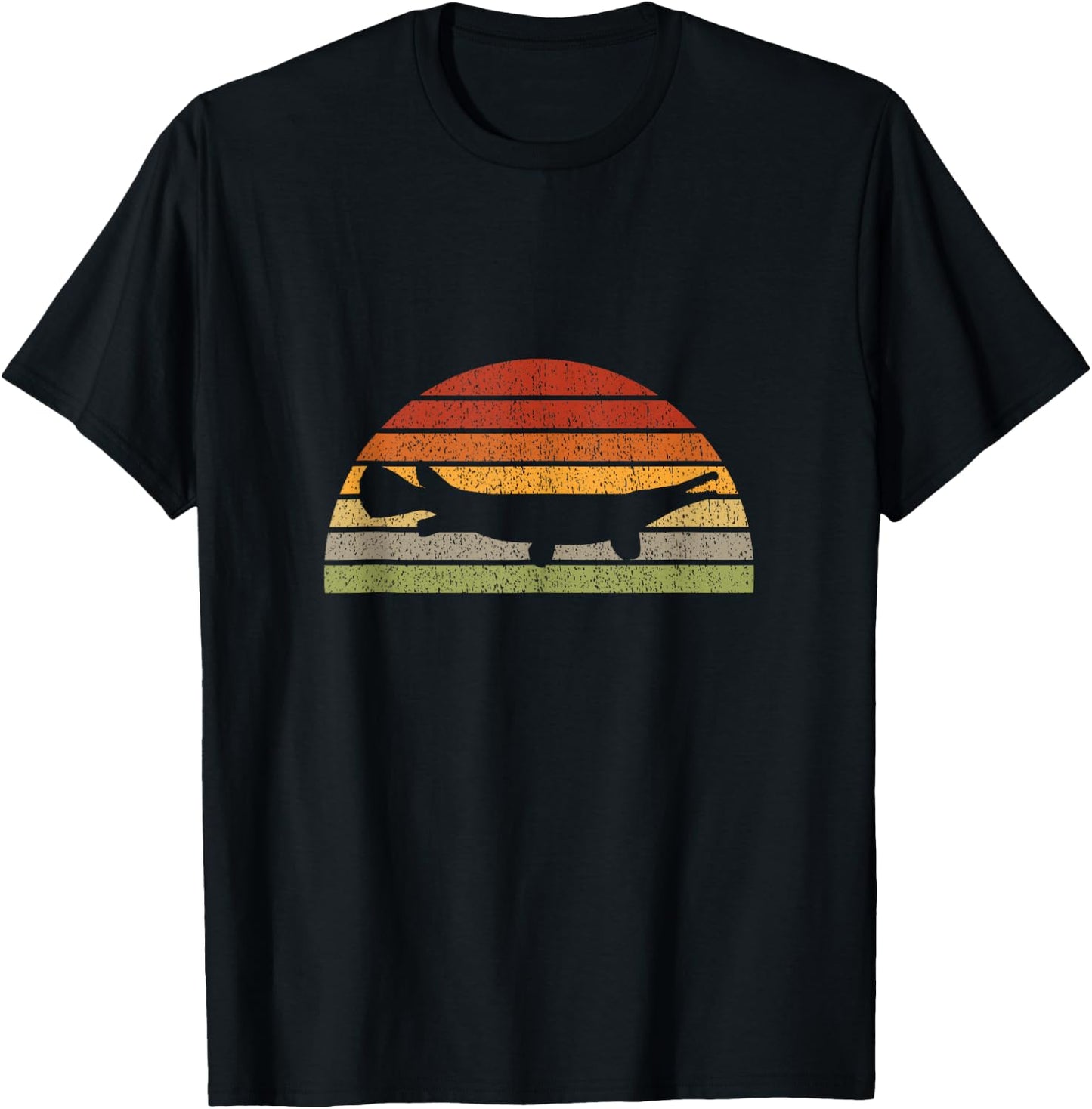 Alligator Gar Fishing Graphic Freshwater Fish T-Shirt - T-Shirt | Black