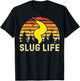 Slug Life Yellow Banana Slug Snail Lover Slug Costume T-Shirt - T-Shirt | Black