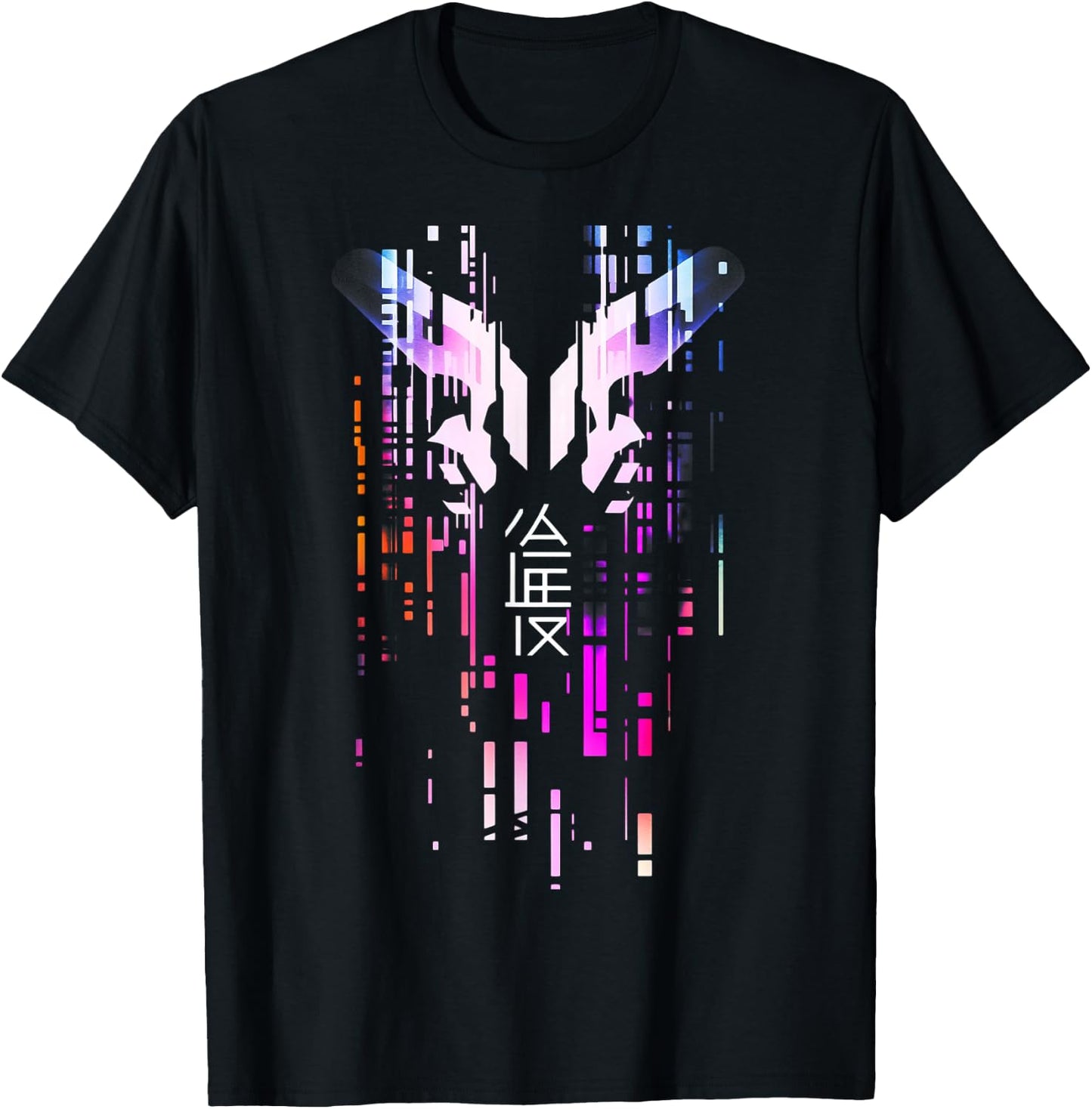 Futuristic Techwear Japanese Cyberpunk | Harajuku Streetwear T-Shirt - T-Shirt | Black
