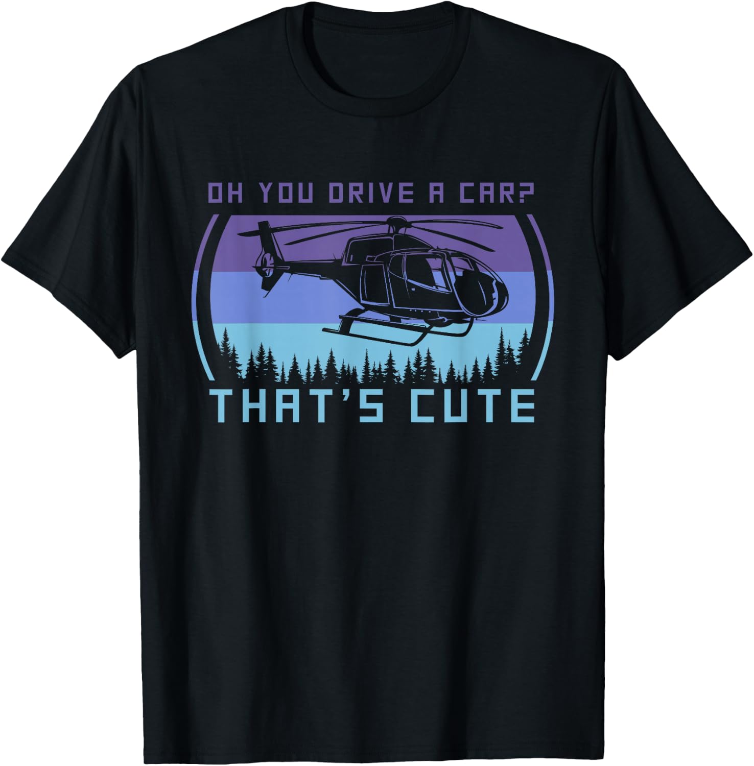 Helicopter Pilot Funny , Small, Black T-Shirt - T-Shirt | Black