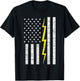 US Flag Lightning Bolt Vintage Patriotic Electrician Gift T-Shirt - T-Shirt | Black