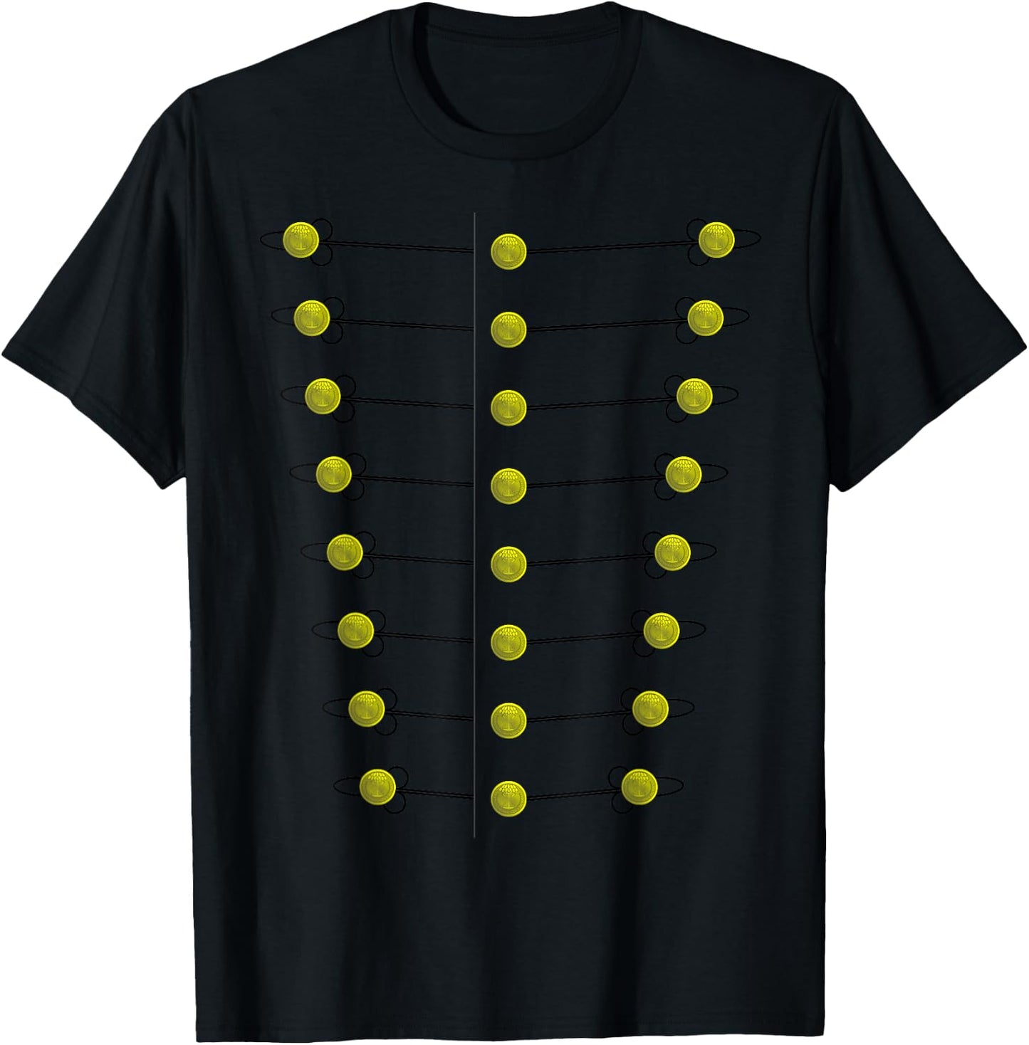 Full Dress Salt and Pepper Cadet Grays Uniform Charleston T-Shirt - T-Shirt | Black