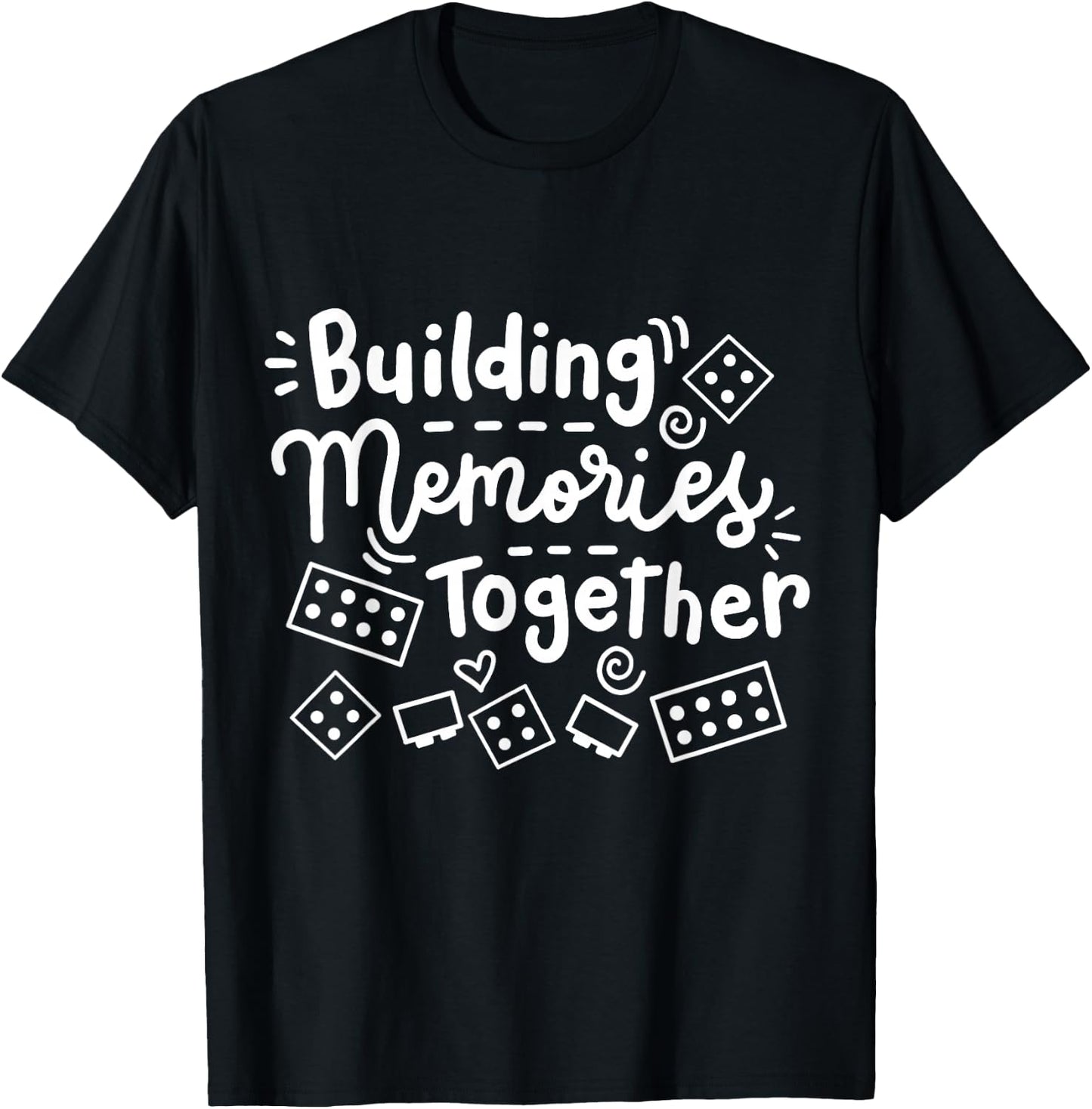 Building Memories Together Bricks Lover Master Builder Women T-Shirt - T-Shirt | Black
