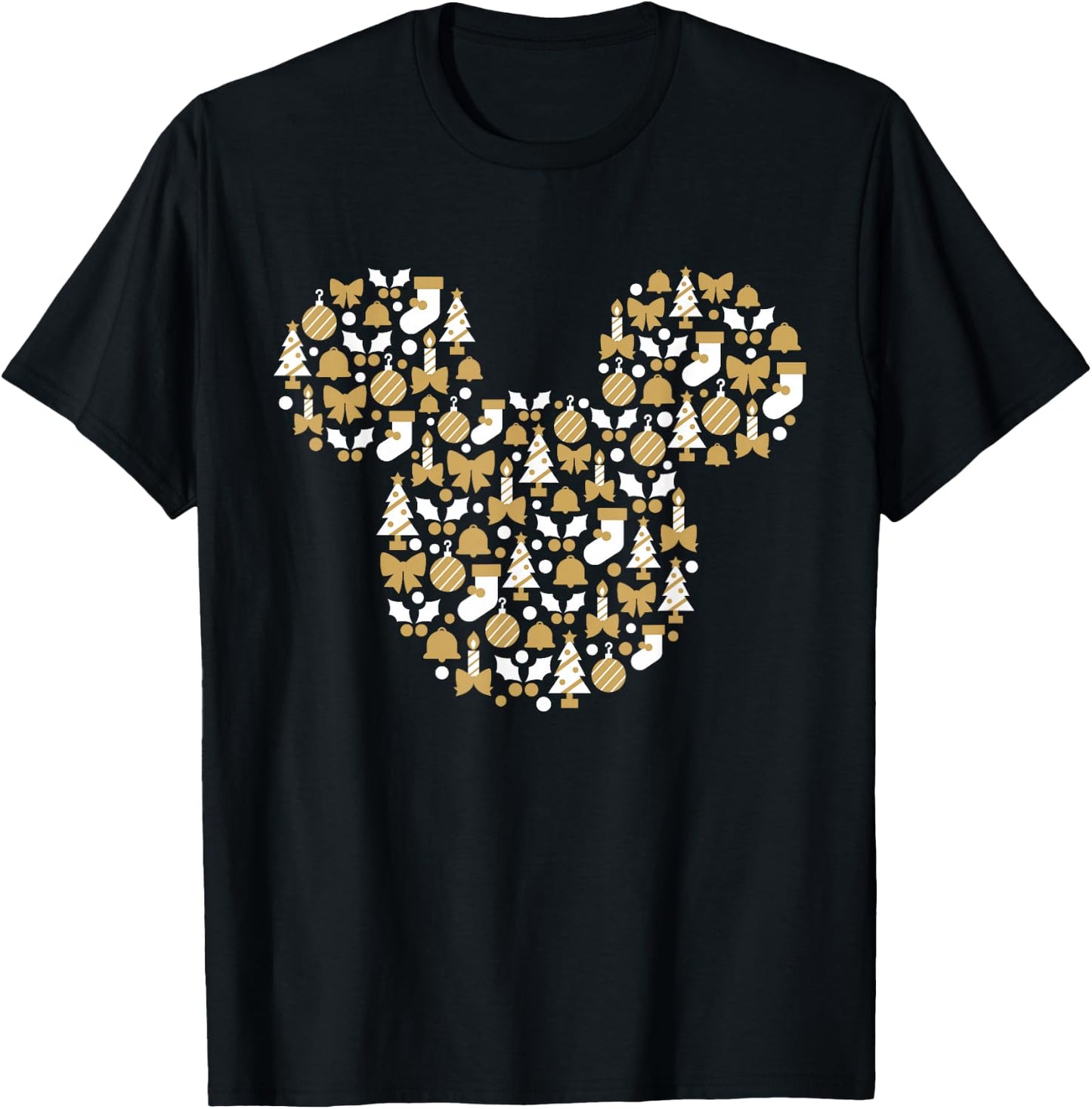 Disney Mickey Mouse Icon Holiday Cheer T-Shirt - T-Shirt | Black