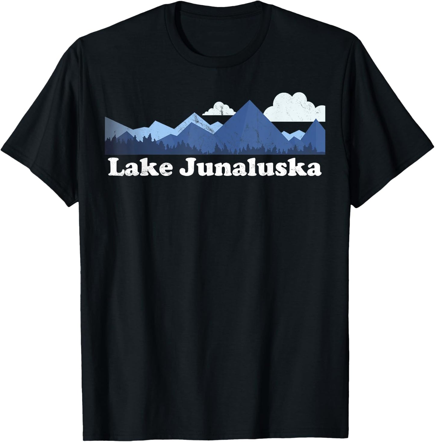 Lake Junaluska North Carolina Blue Ridge Mountains NC T-Shirt - T-Shirt | Black