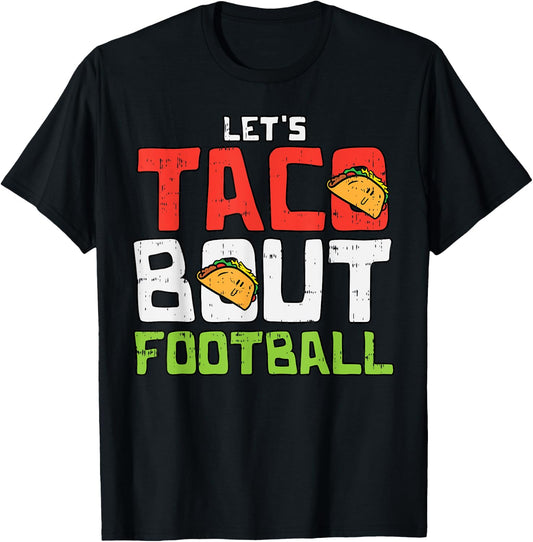 Taco Bout Football Soccer Cinco De Mayo Sport Mexican T-Shirt - T-Shirt | Black