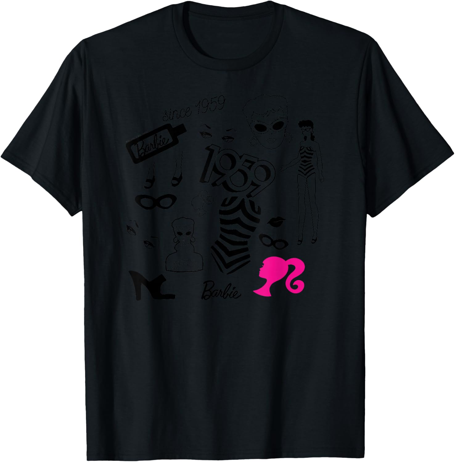 Barbie - 1959 T-Shirt - T-Shirt | Black