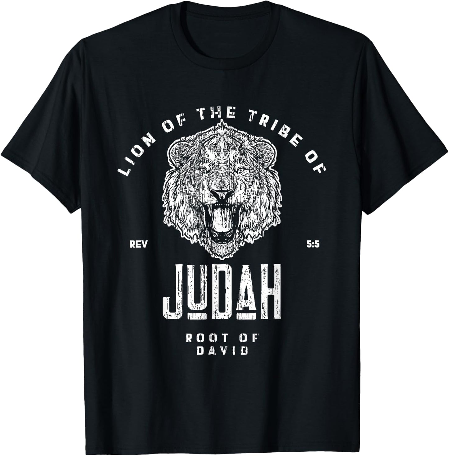 Lion of the Tribe of Judah - 3 T-Shirt - T-Shirt | Black