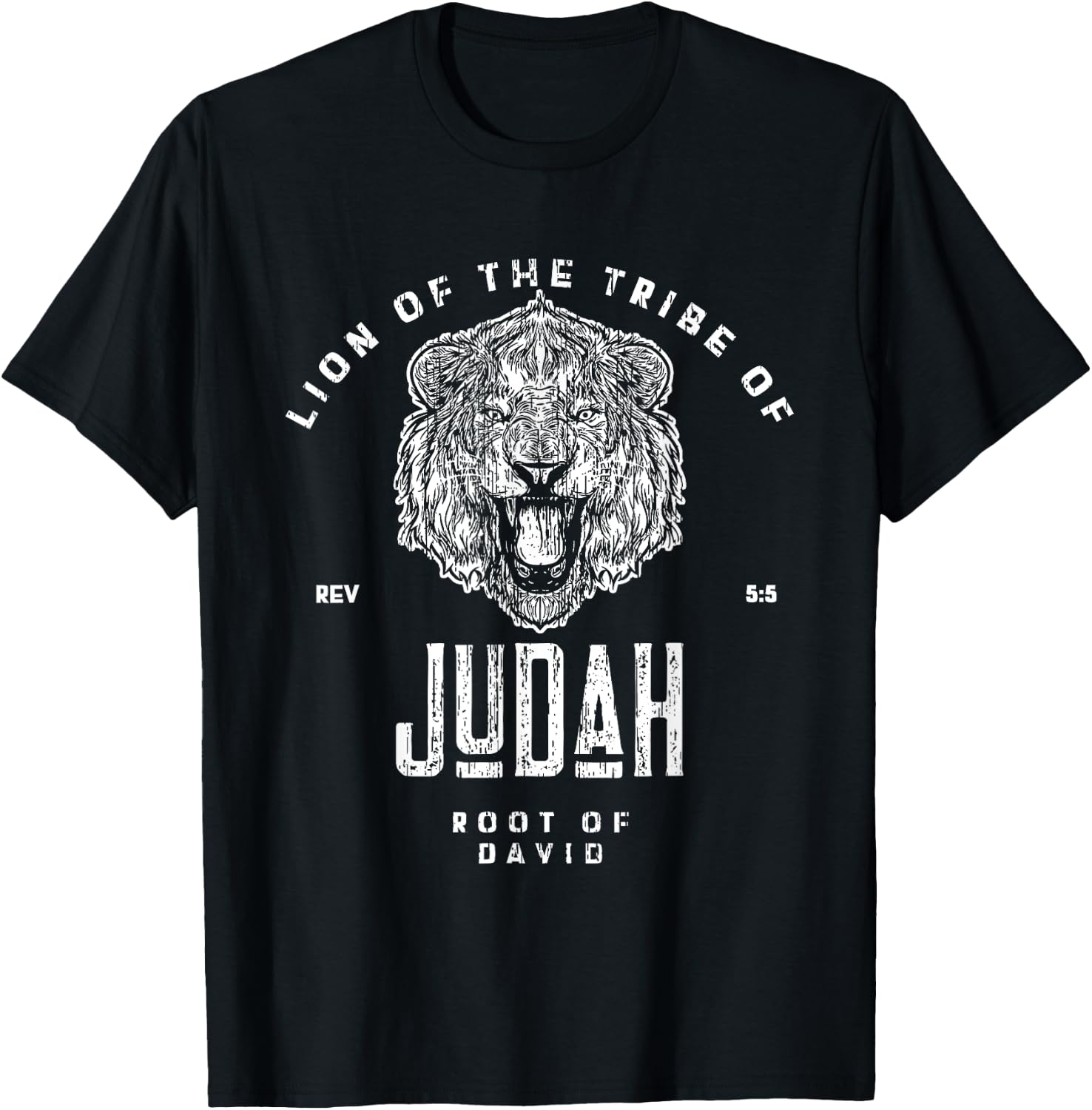 Lion of the Tribe of Judah - 3 T-Shirt - T-Shirt | Black