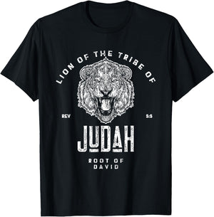 Lion of the Tribe of Judah - 3 T-Shirt - T-Shirt | Black