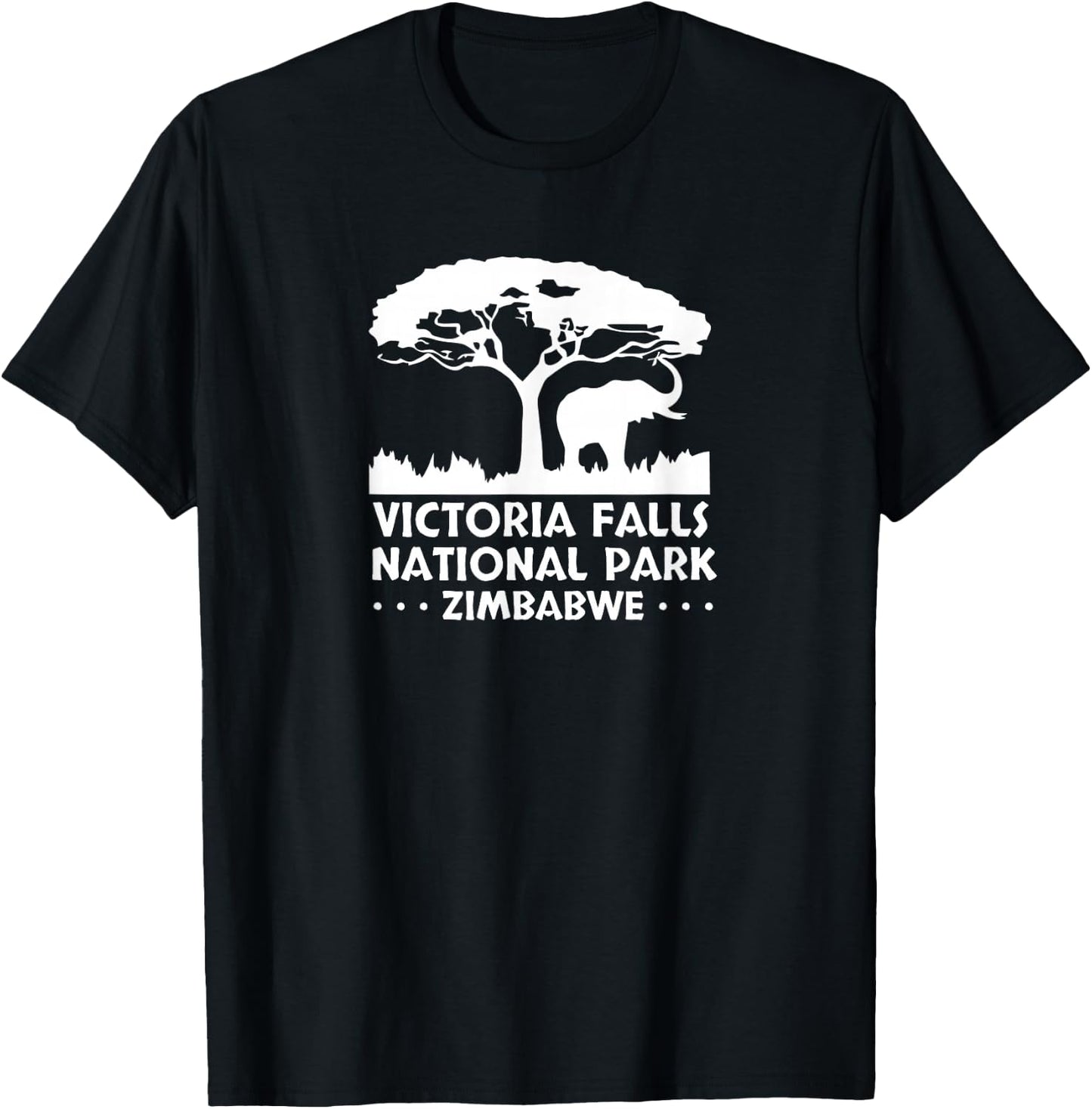 Victoria Falls National Park T-Shirt - T-Shirt | Black