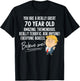 Funny Trump 2020 Really Great 70 Year Old Birthday Gift T-Shirt - T-Shirt | Black