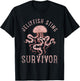 Funny Jellyfish Sting Survivor Sea Animal Gift Jellyfish T-Shirt - T-Shirt | Black