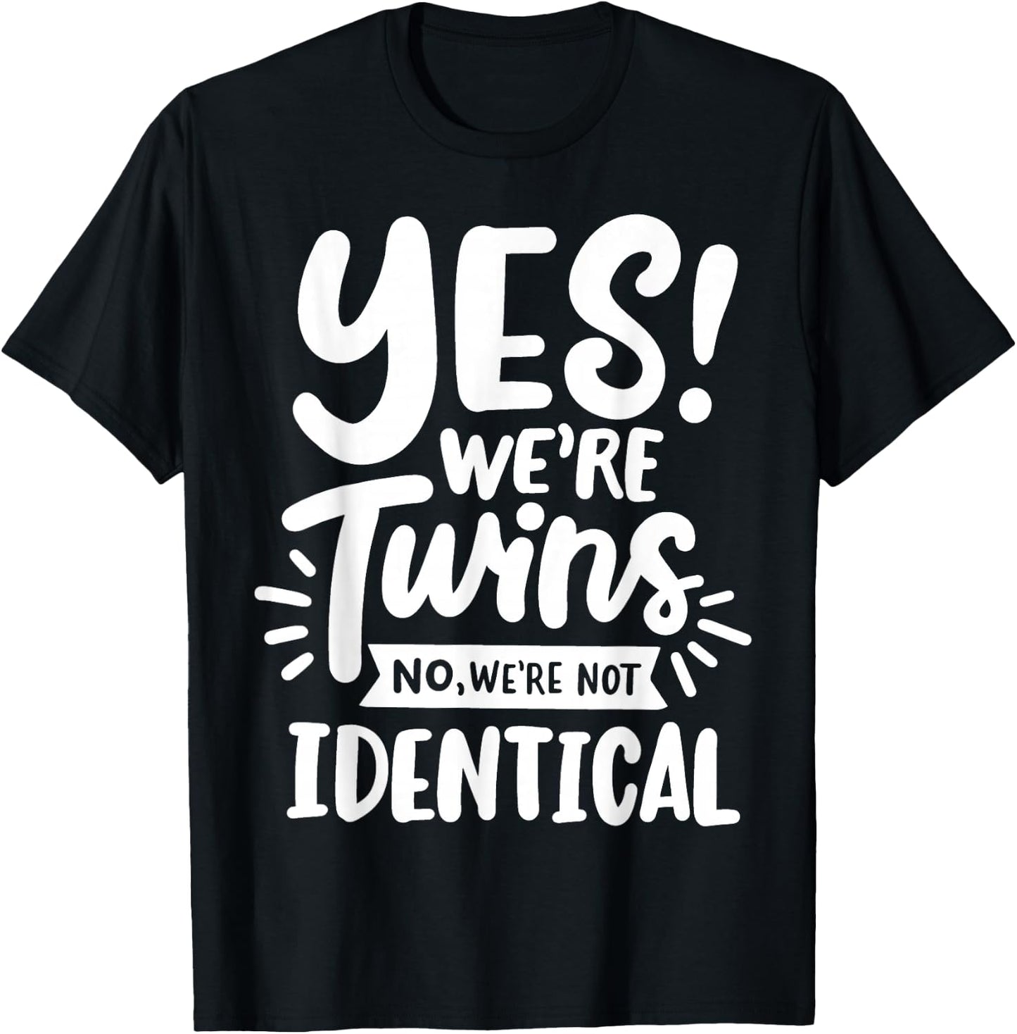 Twins Twin Brother Sister T-Shirt - T-Shirt | Black