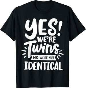 Twins Twin Brother Sister T-Shirt - T-Shirt | Black
