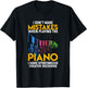 I Dont Make Mistakes When Playing The Piano T-Shirt - T-Shirt | Black