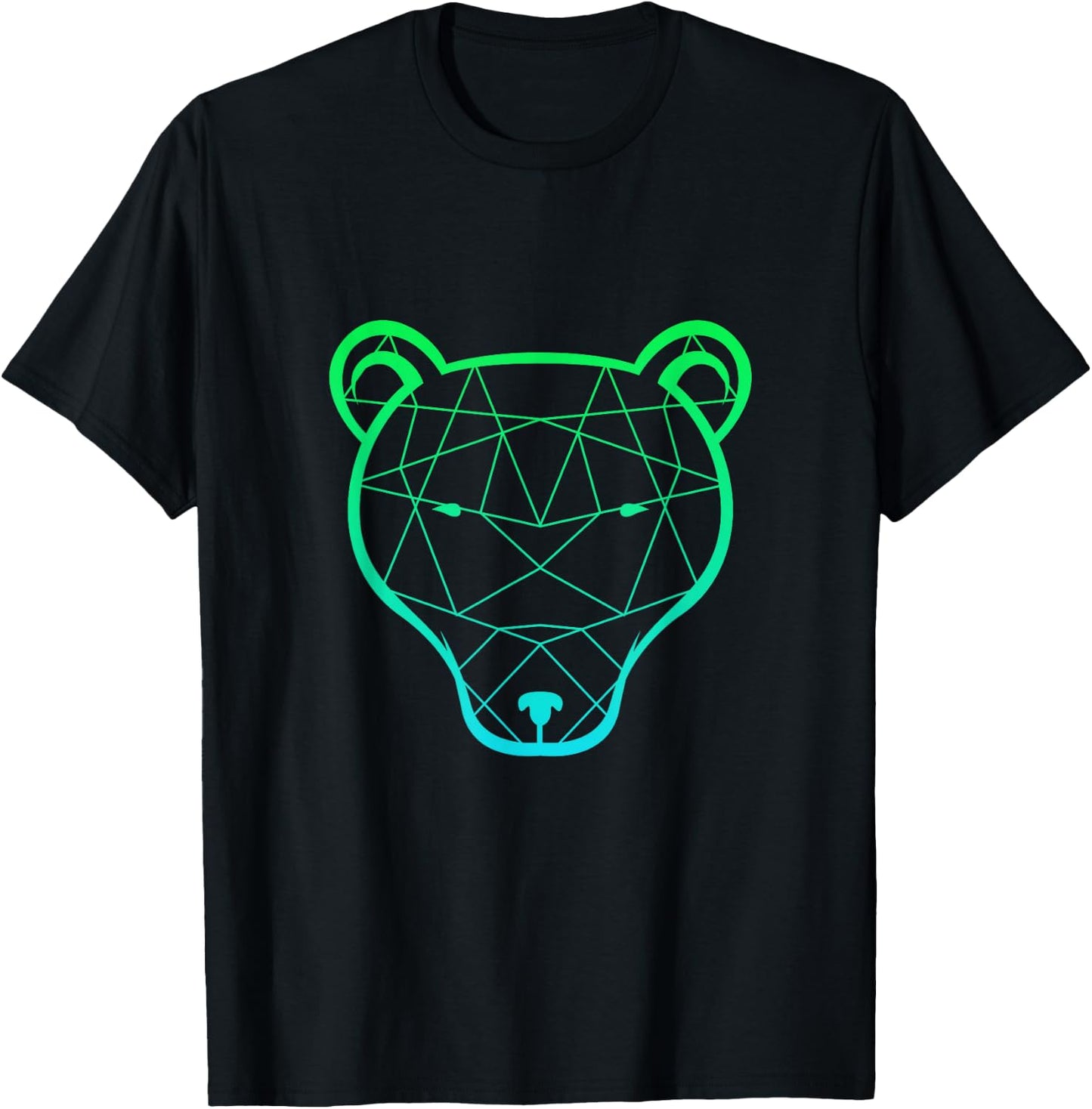 Bear grizzly bear brown bear mighty bear paw hunter wild T-Shirt - T-Shirt | Black