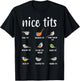 Funny Bird Watching Gifts Tufted Titmouse T-Shirt - T-Shirt | Black