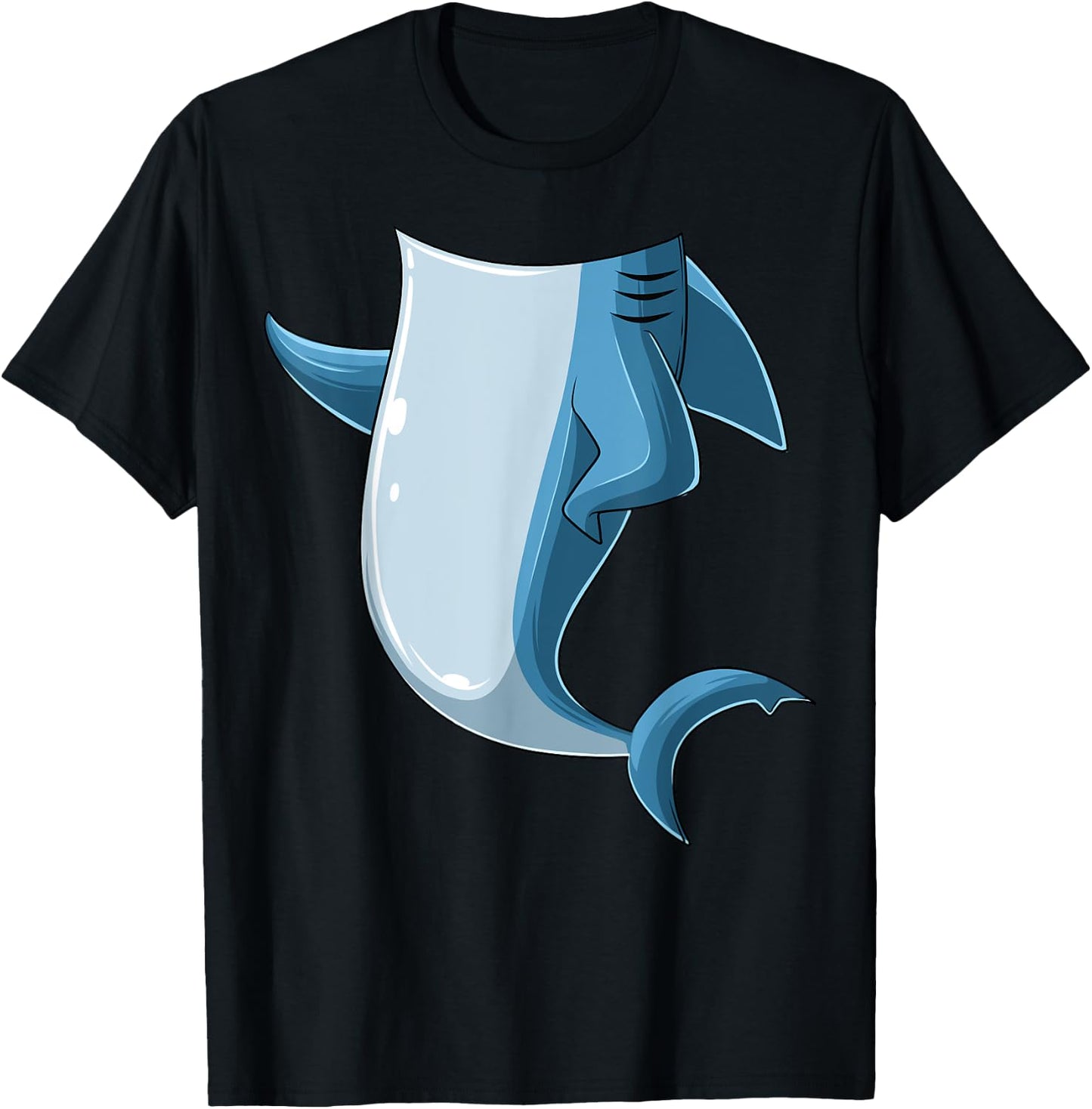 Easy Shark Costume Shark Body Headless Shark Costume T-Shirt - T-Shirt | Black
