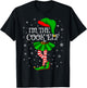 Cook Elf Christmas Matching Family Women Girls Elf T-Shirt - T-Shirt | Black