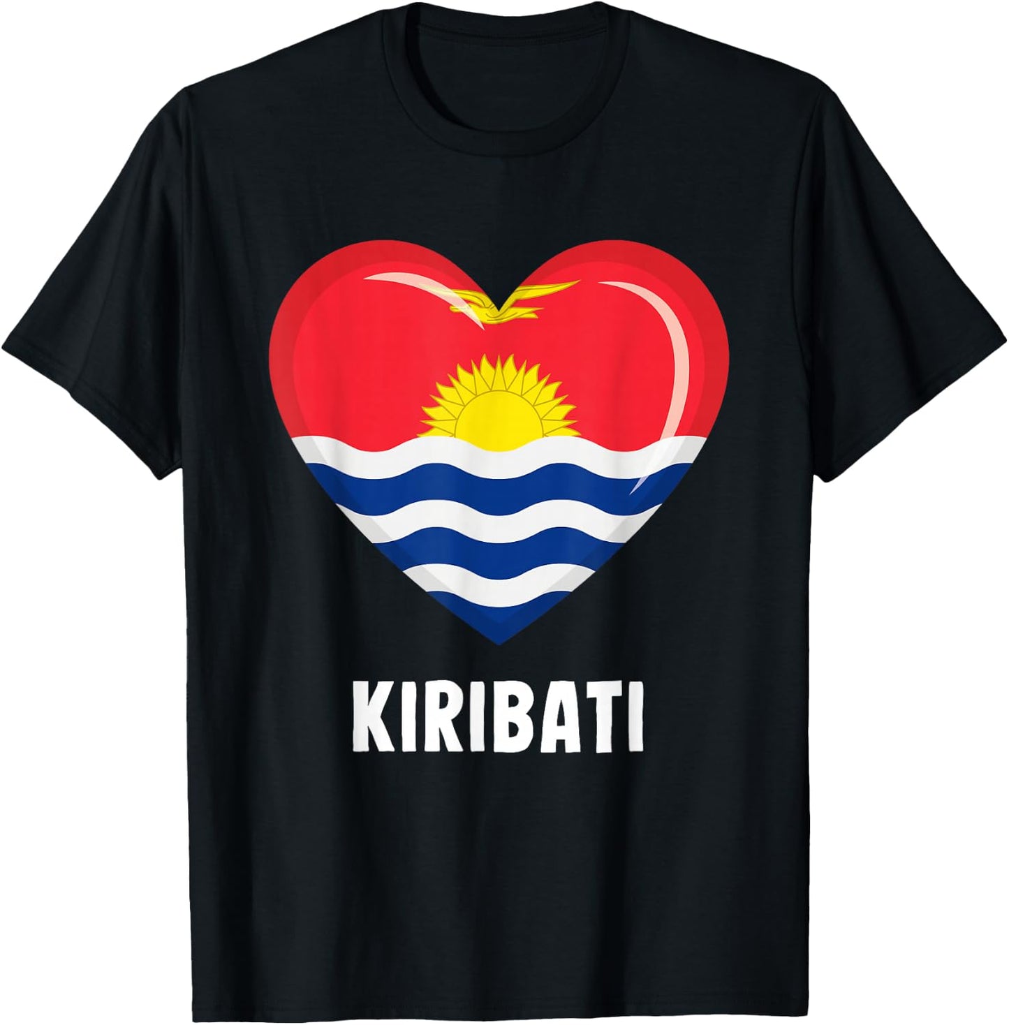 Kiribati Flag | I-Kiribati T-Shirt - T-Shirt | Black