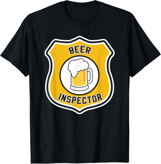 Beer Inspector T-Shirt - T-Shirt | Black
