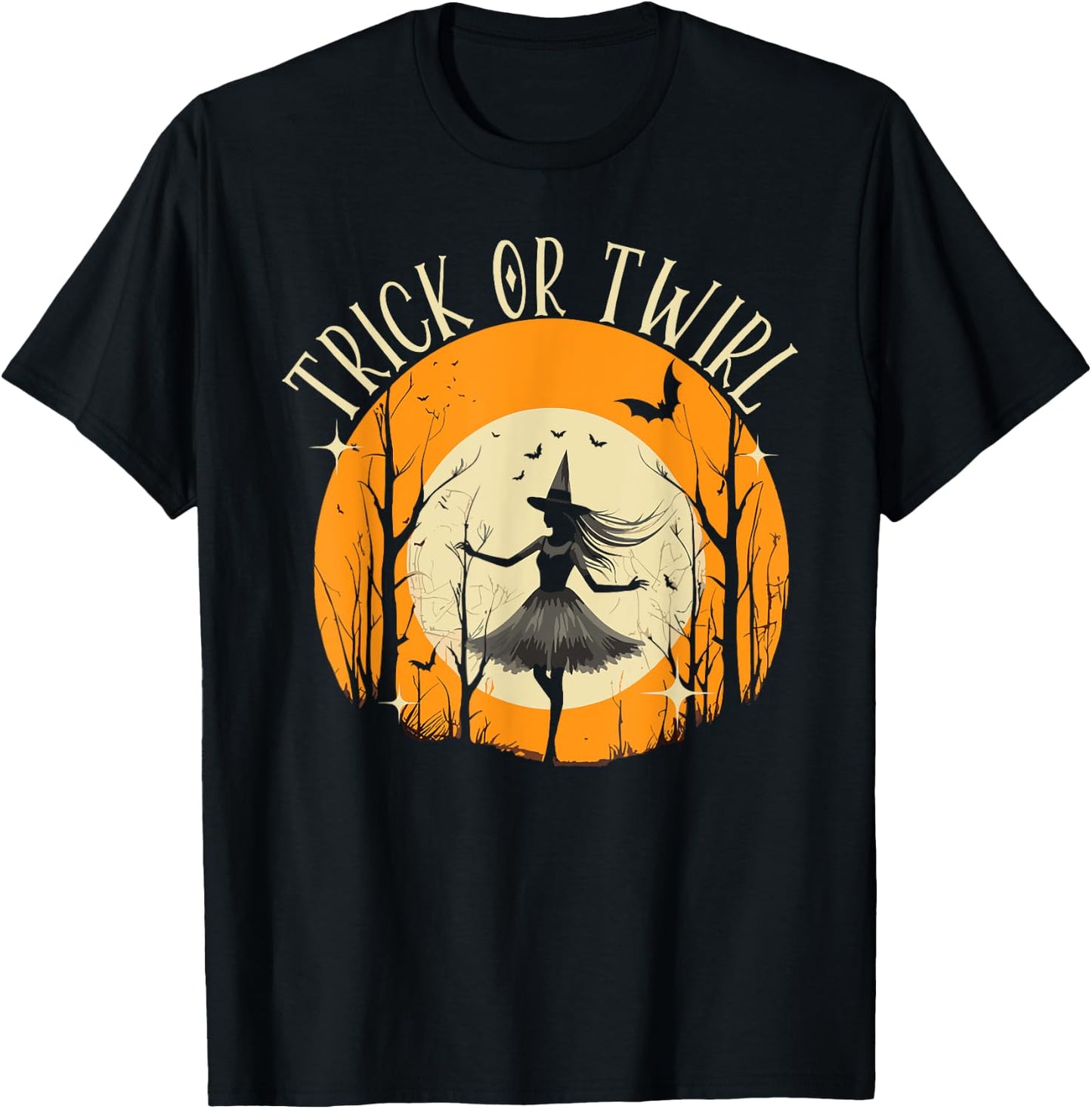 Halloween Ballerina Scary Trick Or Treat Spooky Ballet T-Shirt - T-Shirt | Black