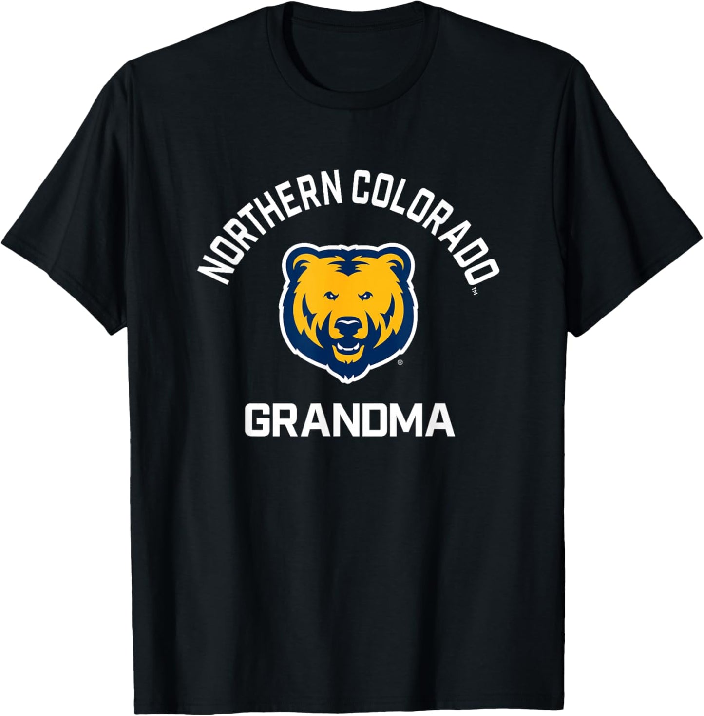 University of Northern Colorado Bears Arched Grandma T-Shirt - T-Shirt | Black