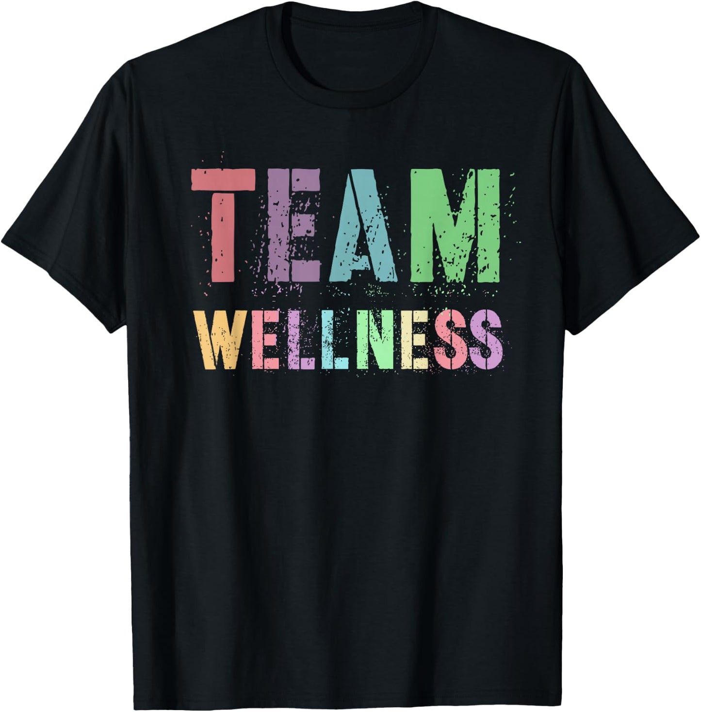 Vintage TEAM WELLNESS Health Trainer Life Nurse Team My Yoga T-Shirt - T-Shirt | Black