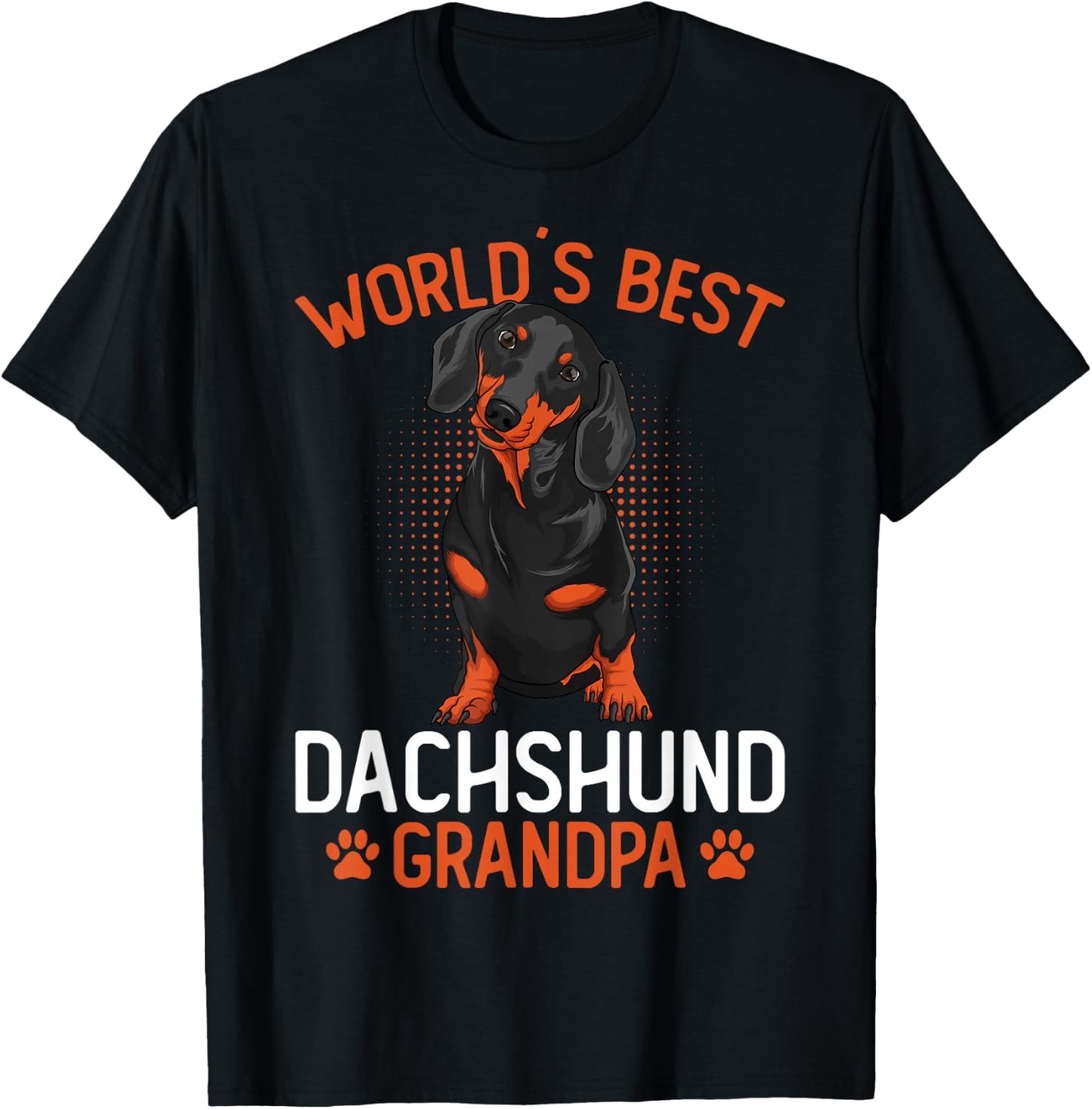 Dachshund Grandpa Funny Weenie Dog Lover Weiner Dog T-Shirt - T-Shirt | Black