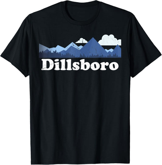 Dillsboro North Carolina Blue Ridge Mountains NC T-Shirt - T-Shirt | Black