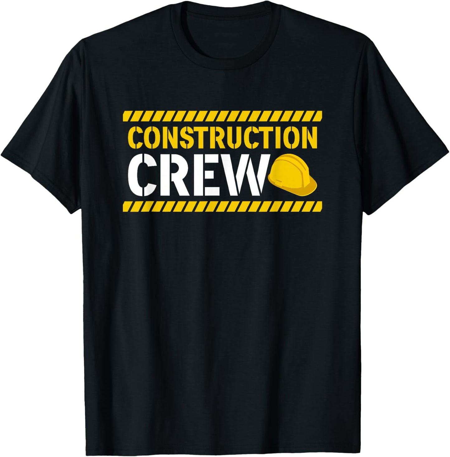Construction Crew & Highway Worker T-Shirt - T-Shirt | Black