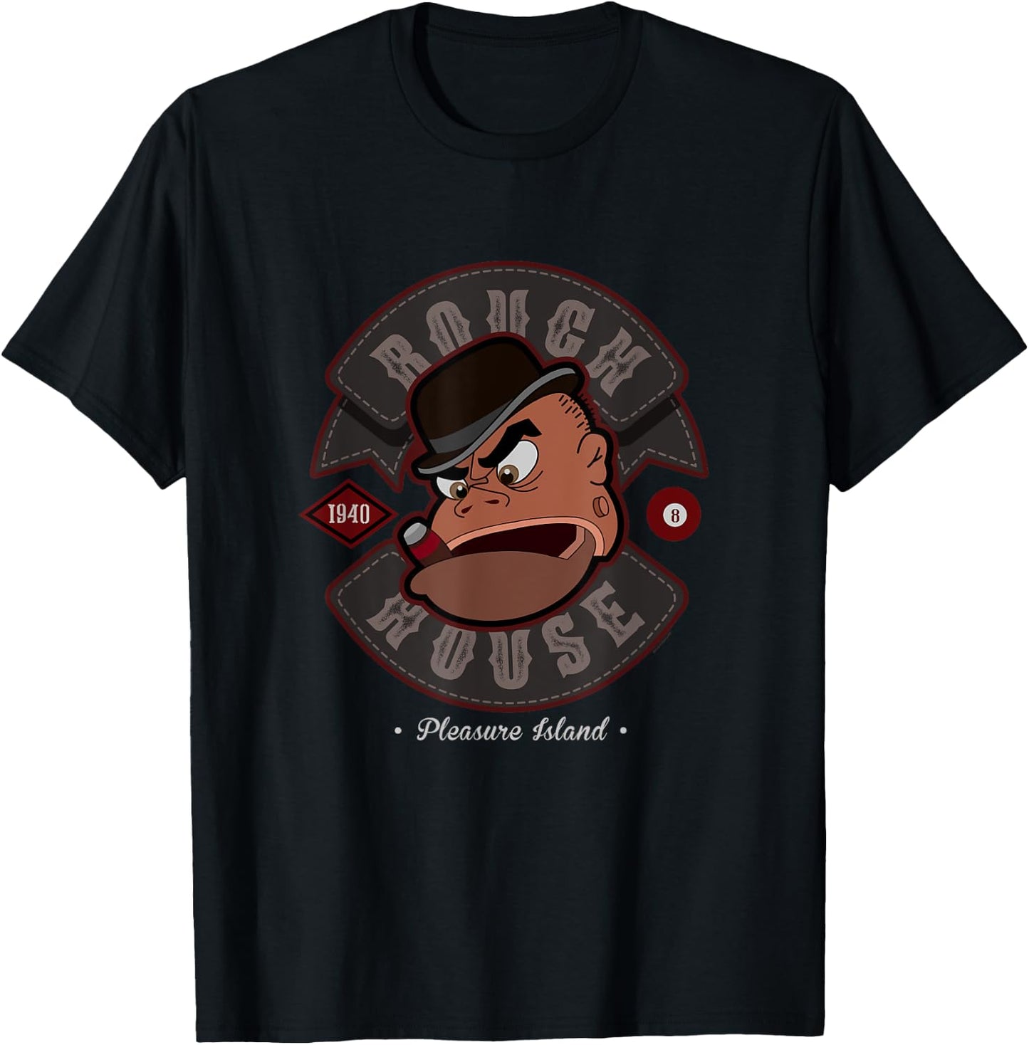 ROUGH HOUSE Brawler T-Shirt - T-Shirt | Black