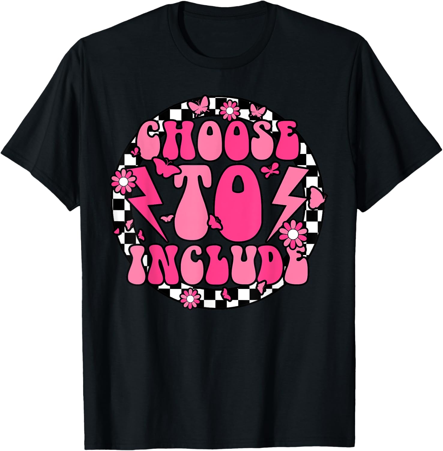 Choose To Include Special Education Teacher Autism Awareness T-Shirt - T-Shirt | Black