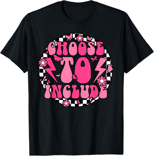 Choose To Include Special Education Teacher Autism Awareness T-Shirt - T-Shirt | Black