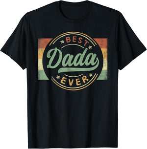 Best Dada Ever Emblem Father's Day Dada Gifts Dad T-Shirt - T-Shirt | Black