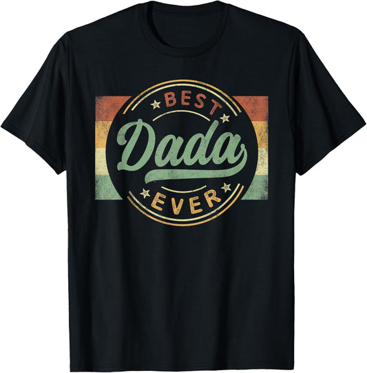 Best Dada Ever Emblem Father's Day Dada Gifts Dad T-Shirt - T-Shirt | Black