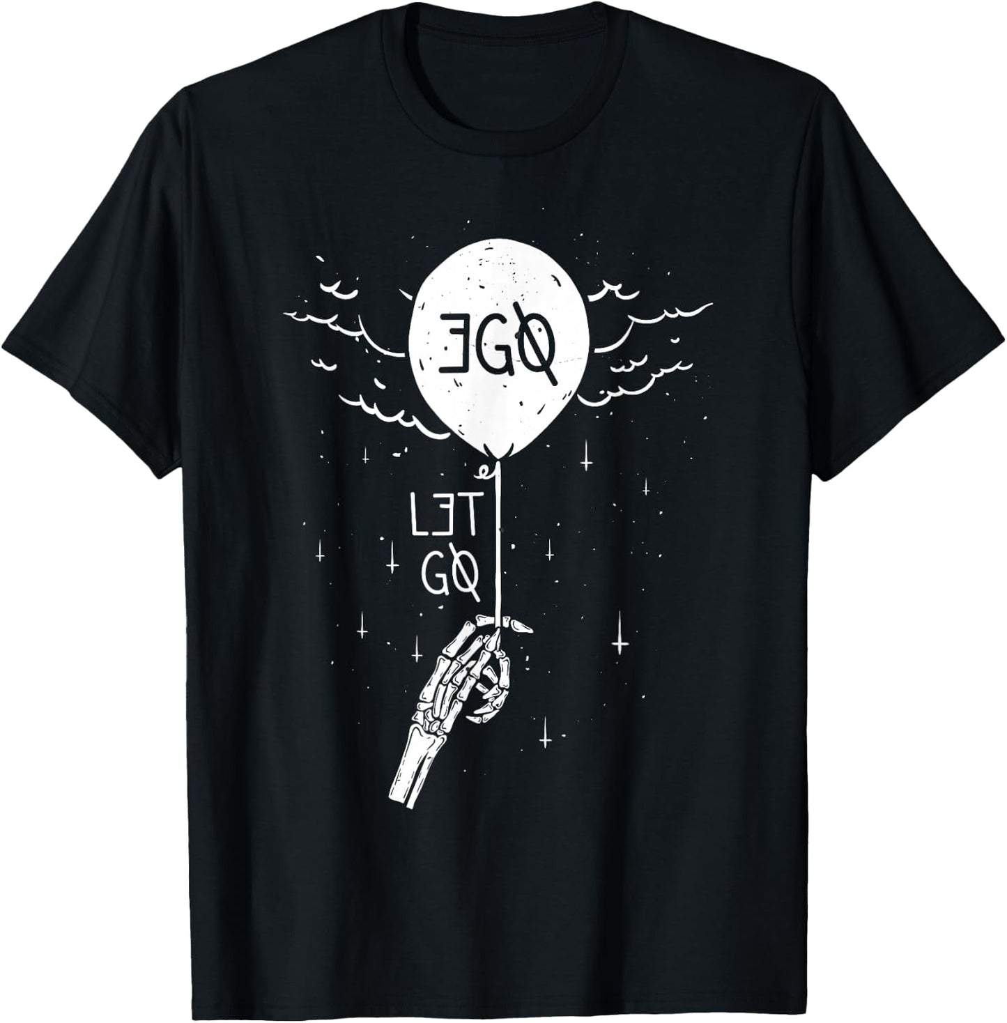 Let Go Ego Graphic T-Shirt - T-Shirt | Black