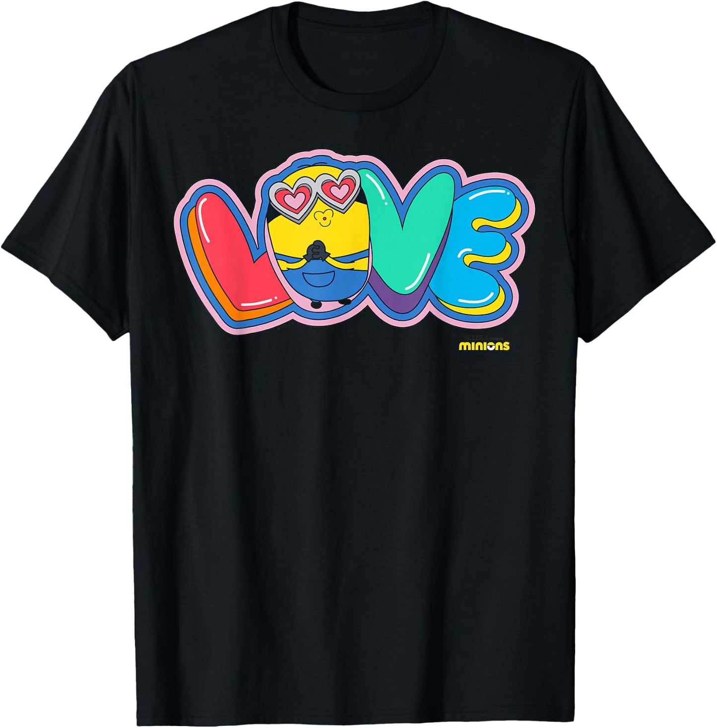 Minions Love T-Shirt - T-Shirt | Black